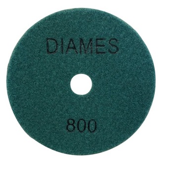TARCZA DIAMENT POLERSKI RZEP GRANIT 125 #800 MOKRO