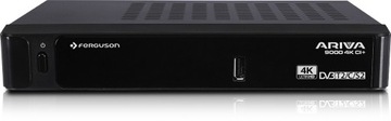ТЮНЕР наземного, спутникового и кабельного телевидения H265 Ariva 9000 4K CI+ HbbTV