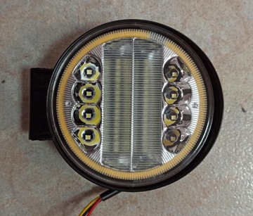 LAMPA ROBOCZA LED HALOGEN 38 LED OKRĄGŁA 12V-24V