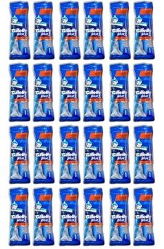 24x Maszynki Gillette Blue II Plus Maszynka jednorazowa do golenia 24szt