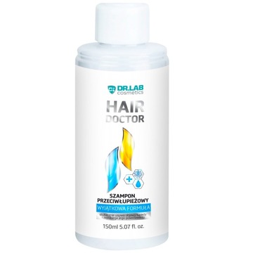 DR.LAB HAIR DOCTOR SZAMPON PRZECIW ŁUPIEŻOWY 150ml USÓWA OBJAWY I ZAPOBIEGA