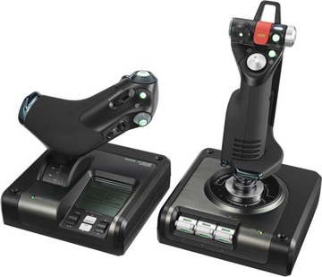 Logitech X52 professional hotas, drążek i przepustnica WYPRZEDAŻ WAKACYJNA
