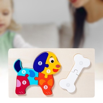 Деревянные головоломки-головоломки Монтессори-игрушки для