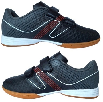 Buty sportowe na w-f halę halówki do piłki nożnej sneakersy na rzepy 39