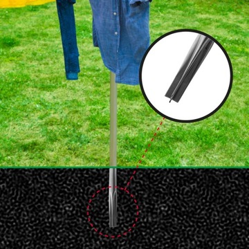 САДОВАЯ СУШИЛКА для стирки белья PROMIS 50м XXL 180см + КРЫШКА + VILEDA