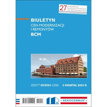 Biuletyn cen modernizacji i remontów Sekocenbud BCM 3 / 2024