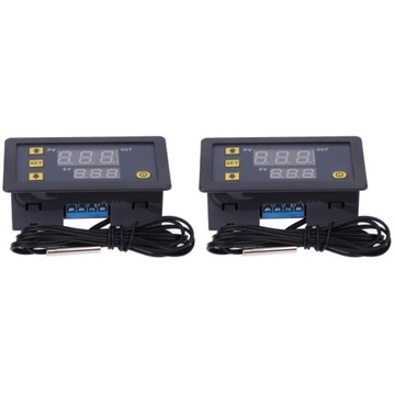 2 szt. 24 V cyfrowy regulator temperatury wysoki