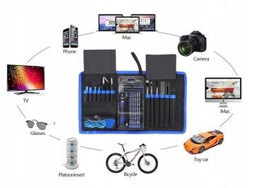 НАБОР ТОЧНЫХ ОТВЕРТОК, ОТВЕРТОК, БИТ RT0161 ДЛЯ ТЕЛЕФОНОВ 80в1