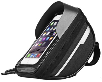 ВОДОНЕПРОНИЦАЕМАЯ ВЕЛОСИПЕДНАЯ СУМКА ДЕРЖАТЕЛЬ ДЛЯ ТЕЛЕФОНА, УСТАНОВЛЕННЫЙ НА РАМУ