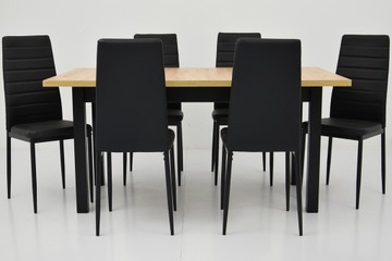 Обеденный комплект EXTENDABLE TABLE и 6 стульев-чердаков