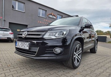 Volkswagen Tiguan I SUV Facelifting 2.0 TDI CR DPF BlueMotion 140KM 2012 Volkswagen Tiguan SportStyle Xenon Navigacja PDC Alcantara Panorama Pod Fo