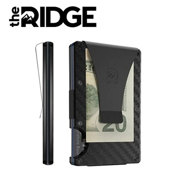 Мужской кошелек The Ridge с блокировкой RFID, роскошный брендовый держатель для кредитных карт с идентификатором