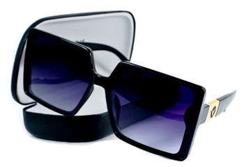 DUŻE DAMSKIE OKULARY PRZECIWSŁONECZNE OVERSIZE