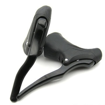 1 Pair Bicycle Brake Aluminum Alloy Road Bike Drop Bar Brake Levers Anti-sl