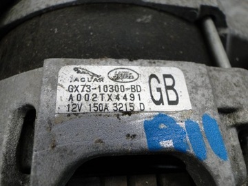 ALTERNÁTOR JAGUAR F-PACE 2.0D 150A GX73-10300-BD