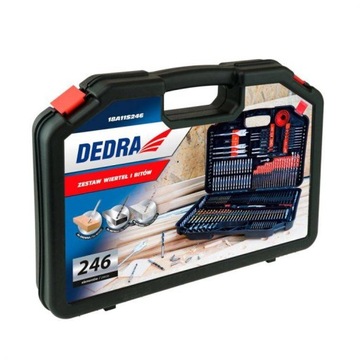Набор сверл и бит 246 шт. ДЕДРА 18А11С246