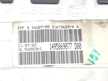 DISPLEJ PEUGEOT 807 1495869077