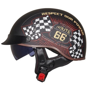 KASK MOTOCYKLOWY niemiecki ORZESZEK retro XL