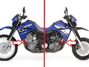 КРЭШПАДКИ MotopoliS - YAMAHA XT660 XT 660 - КРЭШПАДЫ