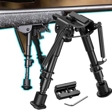 BIPOD KARABINOWY 6-9 CALI REGULOWANY TAKTYCZNY BIPOD REGULOWANY DWÓJNÓG
