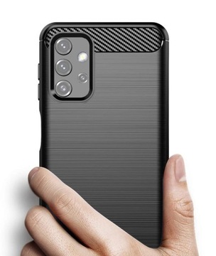Pancerne Etui CARBON do Samsung Galaxy A32 5G +9H