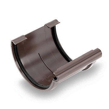 Galeco PVC Brąz 90m łącznik rynny