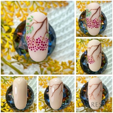 Лак для ногтей Claresa Hybrid WARMIN FALL 7 бордовый