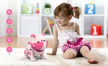 ИНТЕРАКТИВНЫЙ РОБОТ СОБАКА С ДИСТАНЦИОННЫМ УПРАВЛЕНИЕМ СОБАКА ТАНЦУЕТ ПРОГУЛЯЕТ С ГОЛОСОМ