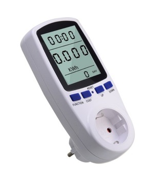 ВАТ МЕТР ЭНЕРГИИ СЧЕТЧИК ПОТРЕБЛЕНИЯ ТОКА МОЩНОСТЬ ЖК-дисплей