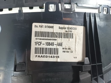 FIAT STILO 01-10 PŘÍSTROJOVÁ DESKA BUDÍKY TACHOMETR OE 51740480