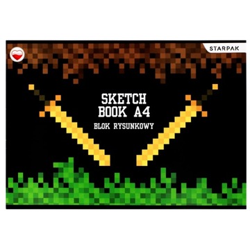 Blok rysunkowy biały A4 Pixel Starpak