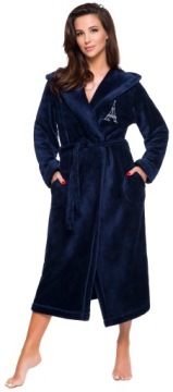 ХАЛАТ ЖЕНСКИЙ ДЛИННЫЙ ПУХ EIFFLA С НОМЕРОМ 3XL