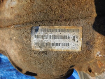 DODGE CHARGER 11-14R 3.6 V6 NÁPRAVA DIFERENCIÁL P68041031AA PŘELOŽENÍ 2.65