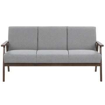 Sofa 3-osobowa szara ASNES