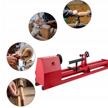 ZESTAW TOKARKA DO DREWNA DO OBRÓBKI DRZEWA 1000x3500 mm 400W 3400 RMP