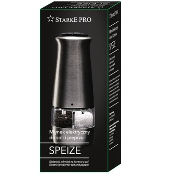 MŁYNEK ELEKTRYCZNY SÓL PIEPRZ 2W1 STARKE PRO