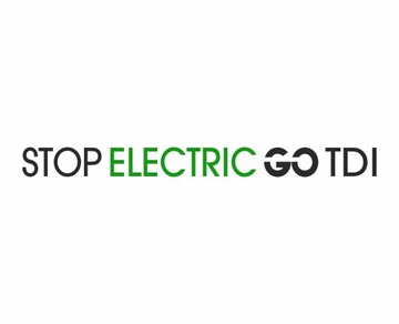 Naklejka Stop Electric Go TDI