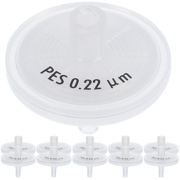 FILTR PLASTIKOWEJ STRZYKAWKI 0 22 UM NYLONOWE KOŁO