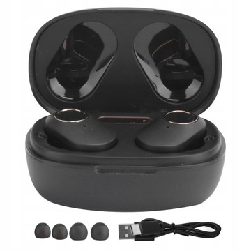BEZPRZEWODOWE SŁUCHAWKI BLUETOOTH TWS CYFROWY CZARNY