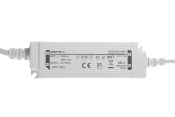 ZASILACZ DO LED 12V 2A 24W IP67 WODOODPORNY
