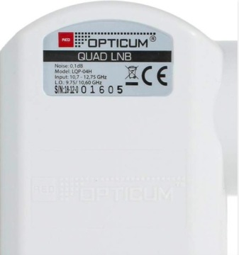 СПУТНИКОВЫЙ КОНВЕРТЕР СПУТНИКОВ Quad LQP-04H В ЧЕТЫРЕ OPTICUM Full HD 4K