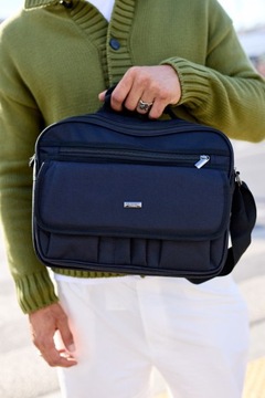 Мужская сумка через плечо PETERSON, вместительная молния, городская сумка