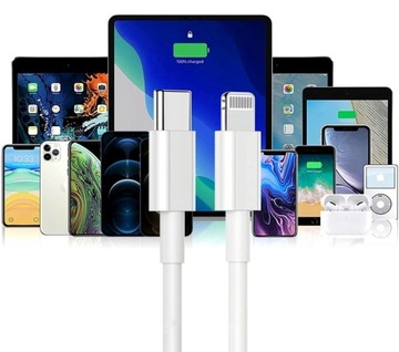 КАБЕЛЬ LIGHTNING USB-C для IPHONE PD 20Вт 1М