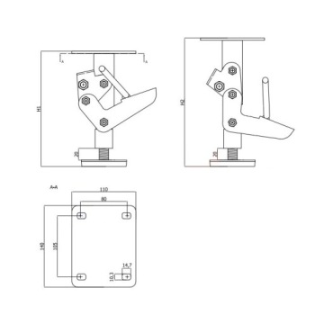 ЗАПОРНАЯ НАПКА для колес диаметром 200