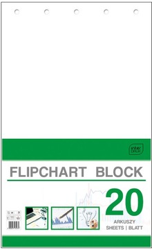 Blok do flipchartów Interdruk 100X64cm gładki