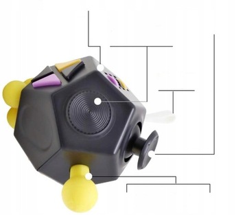 12-гранный куб-антистресс игрушки СДВГ ОКР ДОБАВИТЬ