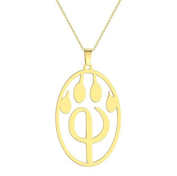 Kinitial Janeiro Furry wisiorek PhiPaw Symbol ze s
