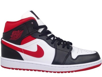 NIKE AIR JORDAN 1 MID 554724 122 BUTY MĘSKIE SKÓRZANE RETRO SNEAKERS