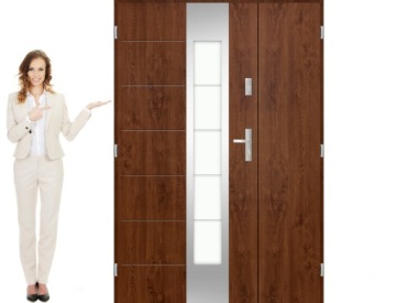 DRZWI ZEWNĘTRZNE DWUSKRZYDŁOWE 120, 130, 140 cm