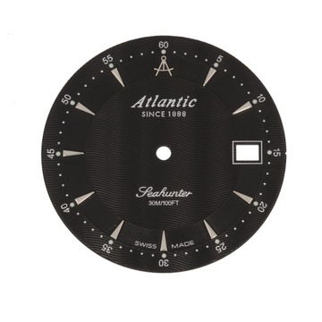 ORYGINALNA TARCZA CYFERBLAT ATLANTIC 7034 CZARNA
